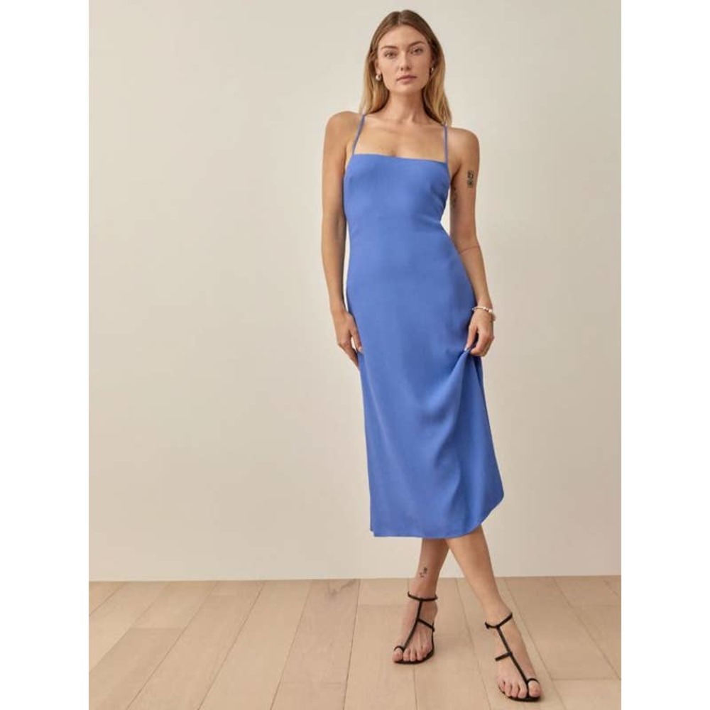 REFORMATION dover midi dress dusk 4